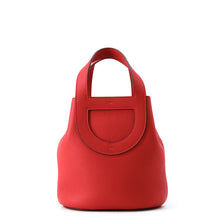 Load image into Gallery viewer, HERMES in-the-loop Tote Bag Rouge Ladue Taurillon Clemence Swift Leather Size 18
