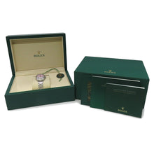 将图像加载到图库查看器中，ROLEX Oyster Perpetual W28mm Stainless Steel Candy pink Dial276200
