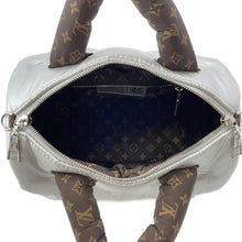 Load image into Gallery viewer, LOUIS VUITTON Speedy Bandouliere SilverM20973 Recycled MetallicNylon Monogram Size 25
