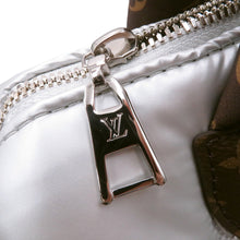 Load image into Gallery viewer, LOUIS VUITTON Speedy Bandouliere SilverM20973 Recycled MetallicNylon Monogram Size 25
