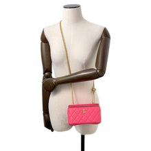 Load image into Gallery viewer, CHANEL Matelasse Vanity ChainShoulder Bag PinkAP3204 Caviar Leather
