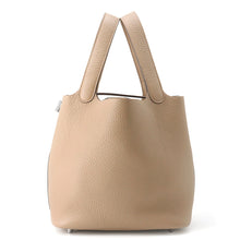 将图像加载到图库查看器中，HERMES Picotin Lock Beige Marfa Taurillon Clemence Size MM
