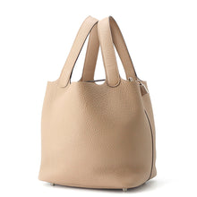 将图像加载到图库查看器中，HERMES Picotin Lock Beige Marfa Taurillon Clemence Size MM
