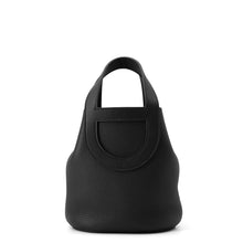 Load image into Gallery viewer, HERMES in-the-loop Tote Bag Black Taurillon Clemence Swift Leather Size 18

