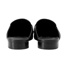 将图像加载到图库查看器中，HERMES Oz Kelly Buckle Mule Loafers Black Leather Size 34

