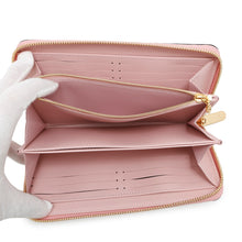 Load image into Gallery viewer, LOUIS VUITTON Valentine Japan Limited Edition Color Zippy Wallet Light PinkNeonM81145 Monogram Vernis Leather
