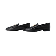 Load image into Gallery viewer, HERMES Mocassins &quot;Royal&quot; BlackH192203Z Leather Size 34
