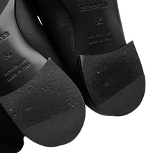 Load image into Gallery viewer, HERMES Mocassins &quot;Royal&quot; BlackH192203Z Leather Size 34
