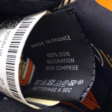 将图像加载到图库查看器中，HERMES Scarf Twilly Springs Spring Bague Springs Springs Bague Black(Black)/Orange/CreamH853932S Silk 100%
