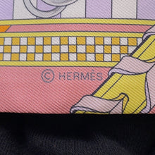 Load image into Gallery viewer, HERMES Scarf Twilly BRIDES ET GRIS GRIS Bridle and Bag Charm Orange/Jaune/RoseH062849S Silk 100%
