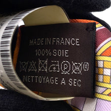 Load image into Gallery viewer, HERMES Scarf Twilly BRIDES ET GRIS GRIS Bridle and Bag Charm Orange/Jaune/RoseH062849S Silk 100%
