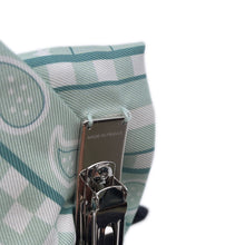 Load image into Gallery viewer, HERMES HERMES Ribbon Barrette Grenelle PM Size PM Green Silk

