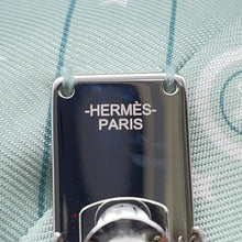 Load image into Gallery viewer, HERMES HERMES Ribbon Barrette Grenelle PM Size PM Green Silk
