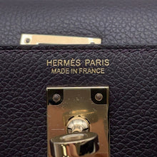 Load image into Gallery viewer, HERMES Kelly Dance 2 Verso Puru Noir/Anemone Evercolor
