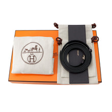 Load image into Gallery viewer, HERMES Kelly Dance 2 Verso Puru Noir/Anemone Evercolor
