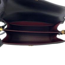 Load image into Gallery viewer, SAINT LAURENT PARIS Cassandra Top Handle 2-Way Handbag Black578000 Leather suede
