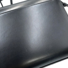 Load image into Gallery viewer, SAINT LAURENT PARIS Cassandra Top Handle 2-Way Handbag Black578000 Leather suede
