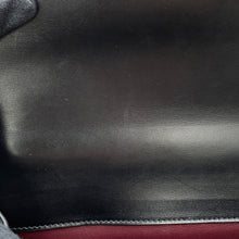Load image into Gallery viewer, SAINT LAURENT PARIS Cassandra Top Handle 2-Way Handbag Black578000 Leather suede
