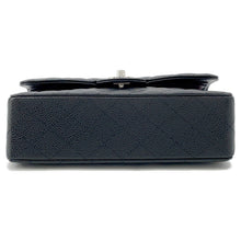 Load image into Gallery viewer, CHANEL Matelasse W Flap ChainShoulder Bag BlackA01113 Caviar Leather Size 23
