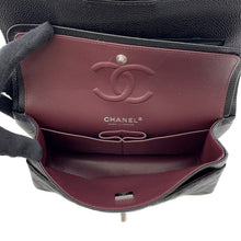 Load image into Gallery viewer, CHANEL Matelasse W Flap ChainShoulder Bag BlackA01113 Caviar Leather Size 23
