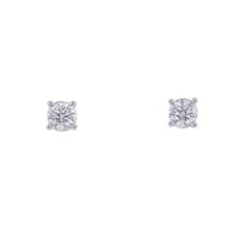 Load image into Gallery viewer, TIFFANY&amp;Co. Solitaire Diamond Stud Earrings Pt950
