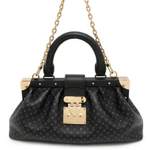 Load image into Gallery viewer, LOUIS VUITTON Nanogram Clutch BlackM22325 Nanogram Calf Leather

