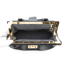 Load image into Gallery viewer, LOUIS VUITTON Nanogram Clutch BlackM22325 Nanogram Calf Leather
