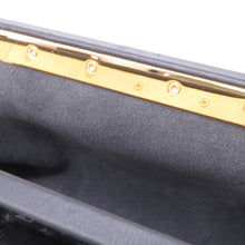 Load image into Gallery viewer, LOUIS VUITTON Nanogram Clutch BlackM22325 Nanogram Calf Leather

