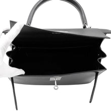 Load image into Gallery viewer, HERMES Kelly Sellier Black Epsom Size 28
