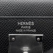 Load image into Gallery viewer, HERMES Kelly Sellier Black Epsom Size 28
