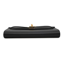 Load image into Gallery viewer, HERMES Kelly Wallet Long To Go Black Epsom
