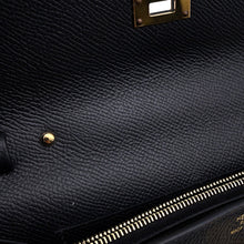 Load image into Gallery viewer, HERMES Kelly Wallet Long To Go Black Epsom
