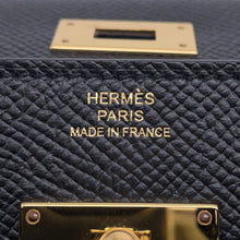 Load image into Gallery viewer, HERMES Kelly Wallet Long To Go Black Epsom

