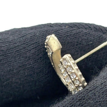 Load image into Gallery viewer, CHANEL CC Logo EarringsA86504 Gold Plated Rhinestone
