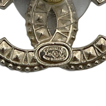 Load image into Gallery viewer, CHANEL CC Logo EarringsA86504 Gold Plated Rhinestone
