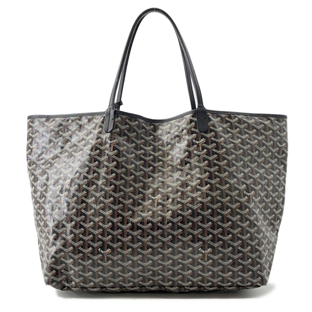 GOYARD Saint Louis BlackSTLOUIGMLTY01CL01P PVC Leather Size GM