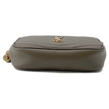 将图像加载到图库查看器中，SAINT LAURENT PARIS Lou Tassel Chainshoulder Bag Khaki612579 Leather
