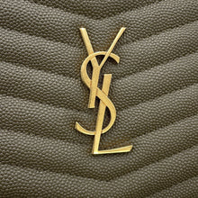 将图像加载到图库查看器中，SAINT LAURENT PARIS Lou Tassel Chainshoulder Bag Khaki612579 Leather

