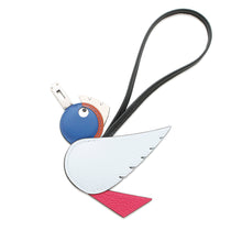 Load image into Gallery viewer, HERMES Birdy Bag Charm Blue Brume / Blue Royale / Rose Mexico / Cuivre / Nata / Black Epsom Chevre Myzore Goatskin Swift Leather Anion
