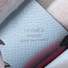Load image into Gallery viewer, HERMES Birdy Bag Charm Blue Brume / Blue Royale / Rose Mexico / Cuivre / Nata / Black Epsom Chevre Myzore Goatskin Swift Leather Anion
