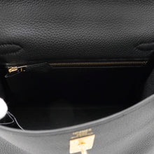 Load image into Gallery viewer, HERMES Kelly Retourne Black Togo Leather Size 25
