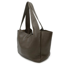 Load image into Gallery viewer, SAINT LAURENT PARIS LE 5 ? 7 BEA Le Cincassette Bear Tote Bag Khaki763435 Leather
