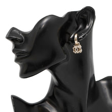 Load image into Gallery viewer, CHANEL CC Logo Cube EarringsAB9567 Gold Plated
