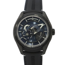 将图像加载到图库查看器中，ULYSSE NARDIN Freak X Carbon YOSHIDA special model W43mm CA TI Leather Strap Navy Dial2303-270LE-3A-YOSH
