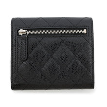 Load image into Gallery viewer, CHANEL Matelasse Classic Small Flap Wallet BlackAP0231 Caviar Leather
