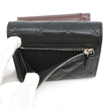 Load image into Gallery viewer, CHANEL Matelasse Classic Small Flap Wallet BlackAP0231 Caviar Leather
