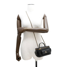 Load image into Gallery viewer, CHANEL Matelasse Chain vanity bag BlackAP3017 Caviar Leather
