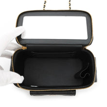 Load image into Gallery viewer, CHANEL Matelasse Chain vanity bag BlackAP3017 Caviar Leather
