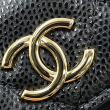 Load image into Gallery viewer, CHANEL Matelasse Chain vanity bag BlackAP3017 Caviar Leather
