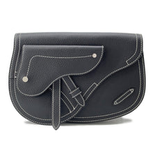 将图像加载到图库查看器中，Dior Saddle Crossbody Bag Black1ADPO095YKK Leather
